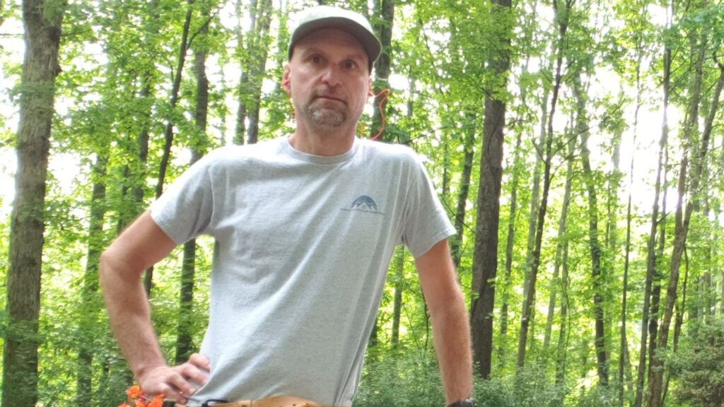Owner Clay Faine of South Asheville Handyman standing on-site during a custom carpentry project